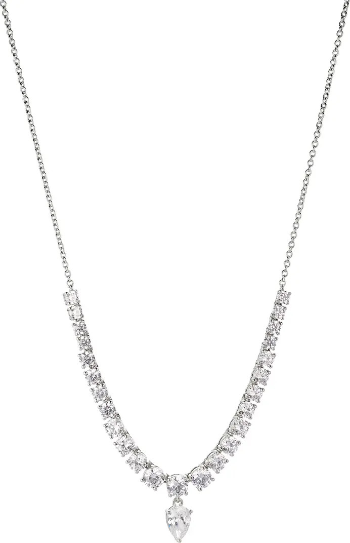 RSVP Cubic Zirconia Frontal Necklace | Nordstrom