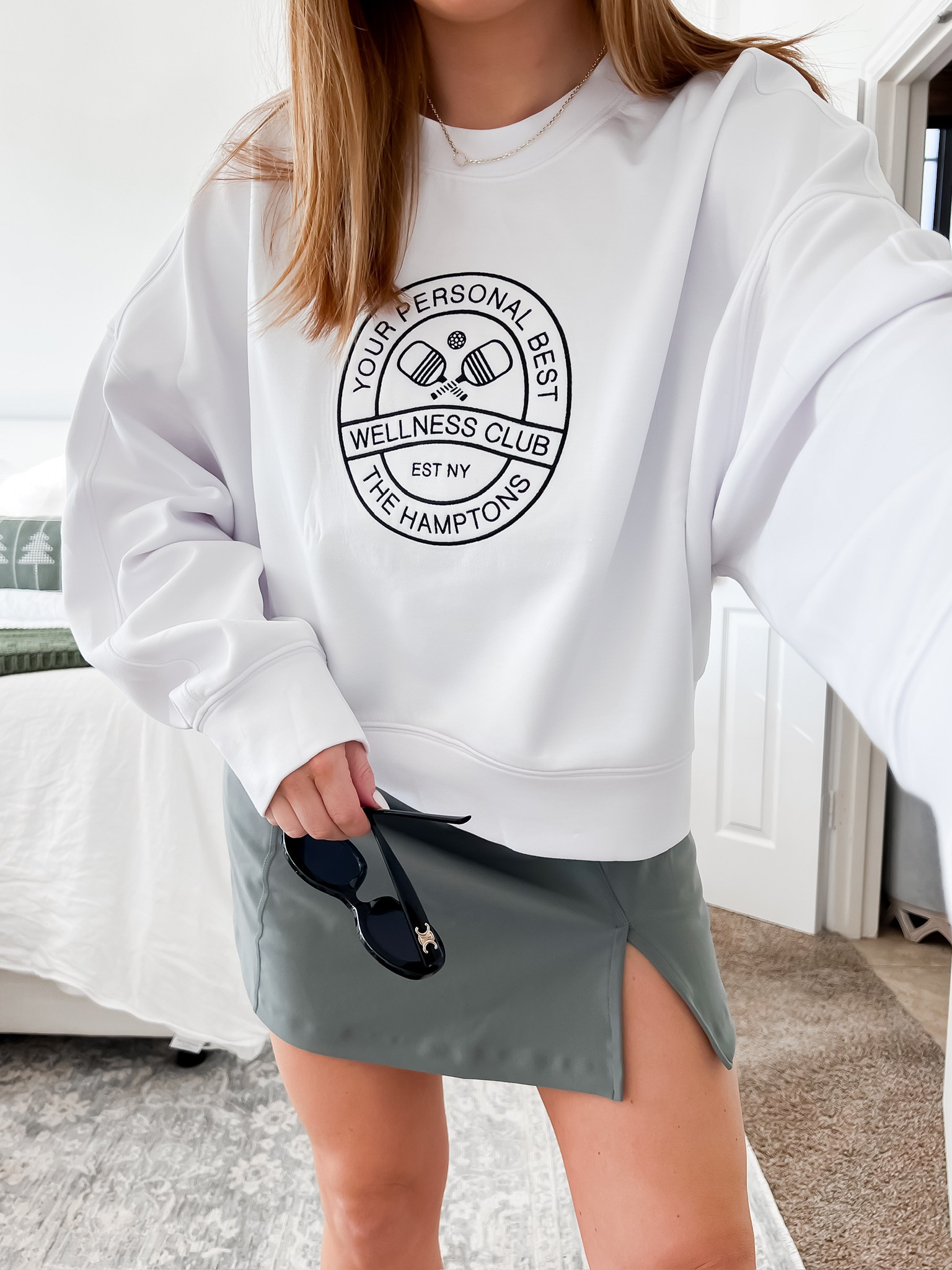 If Abercrombie made pickleball paddles I would buy them! This athletic look from Abercrombie YPB is currently on sale for 15% off!

Sizing:
Dress - small
Sweatshirt - small

#LTKfitness #LTKSpringSale #LTKfindsunder100