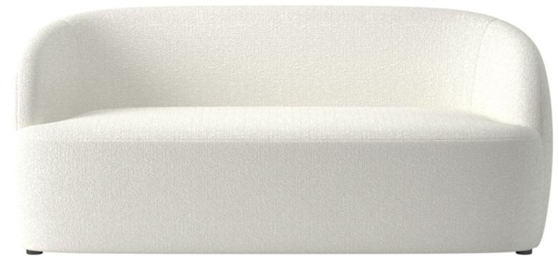 Gwyneth 68" Ivory Boucle Loveseat by goop | CB2 | CB2