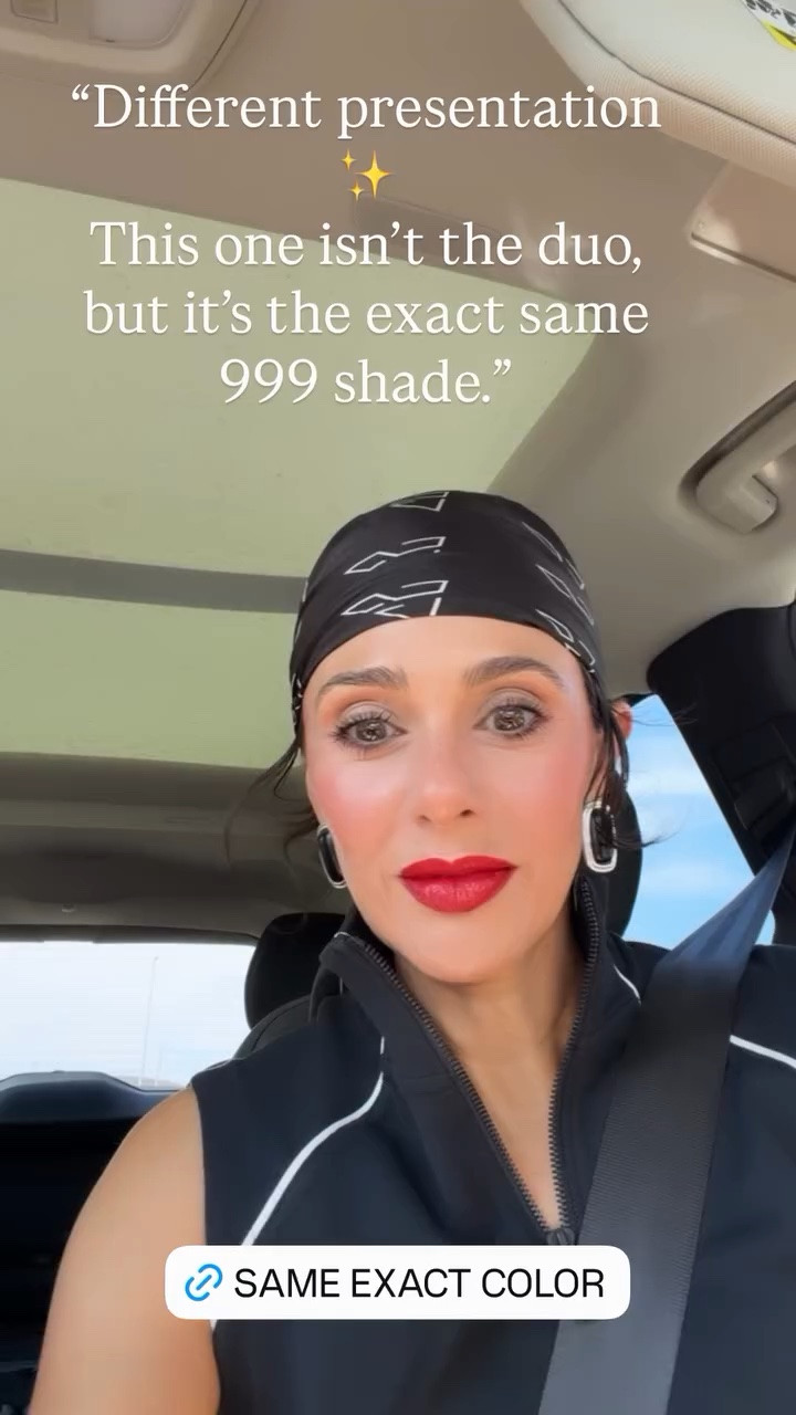 “Different presentation ✨
This one isn’t the duo,
but it’s the exact same 999 shade.”

#LTKBeauty #LTKSeasonal #LTKstorytime