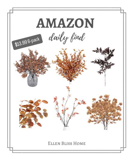 Amazon daily find, Fall stems! Home decor, vase filler, Fall decor

#LTKstyletip #LTKhome #LTKSeasonal