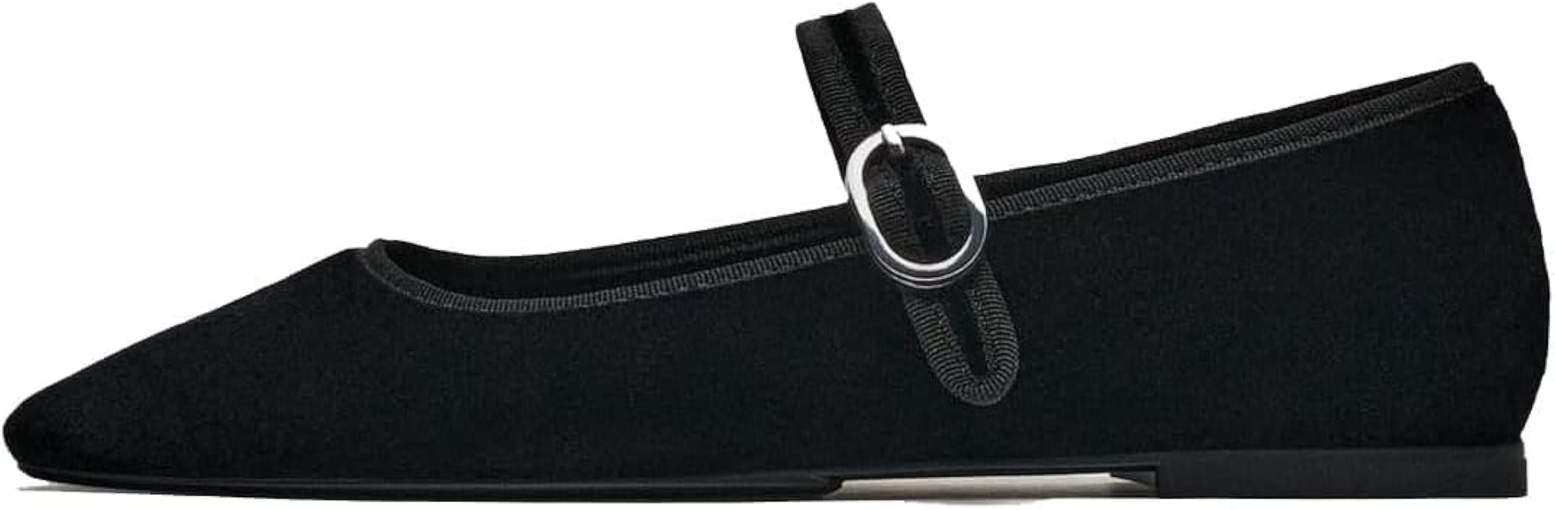 Women's Leopard Print Mary Jane Flats Square Toe Bow Tie Ballet Flats for Women Buckle Strap Comf... | Amazon (US)