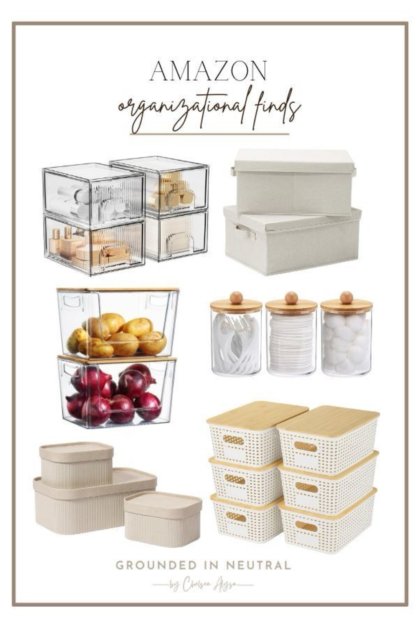 Amazon organizational finds I'm loving! 

#LTKSeasonal #LTKStyleTip #LTKHome