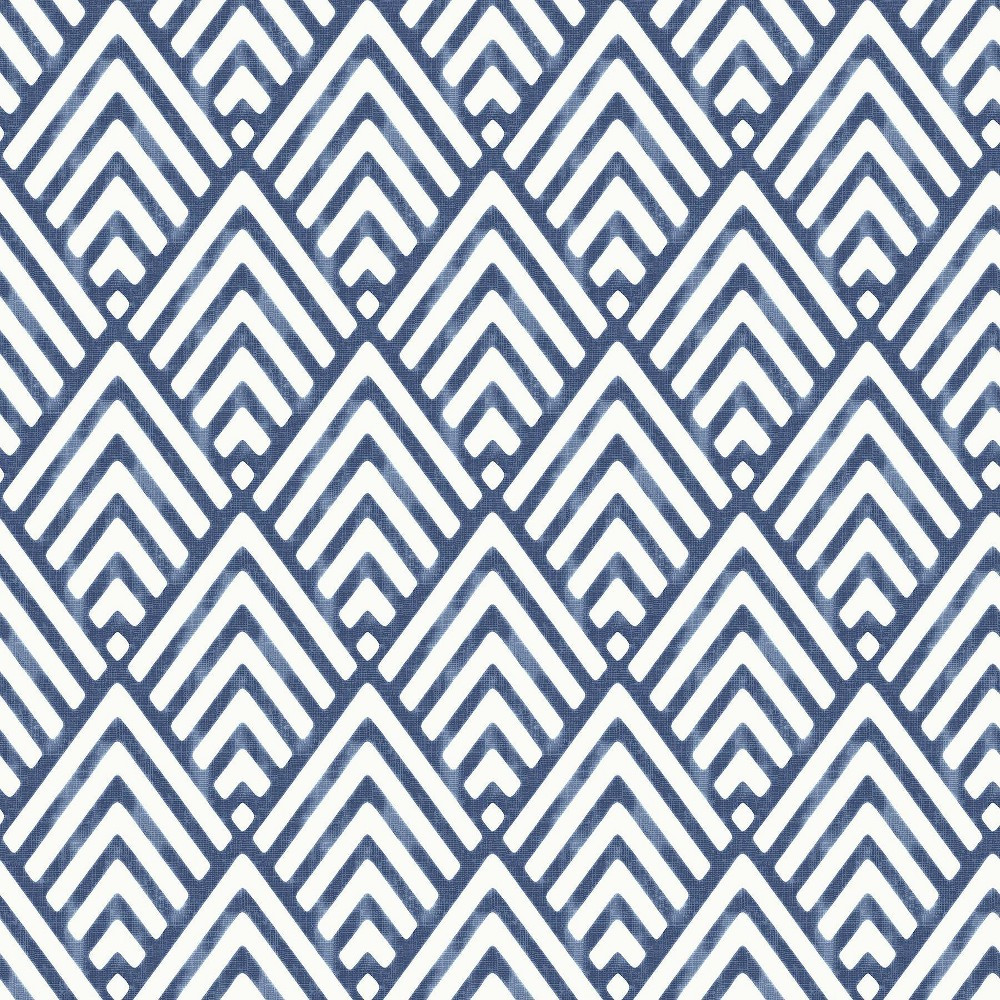 NuWallpaper Arrowhead Peel & Stick Wallpaper Dark Blue | Target