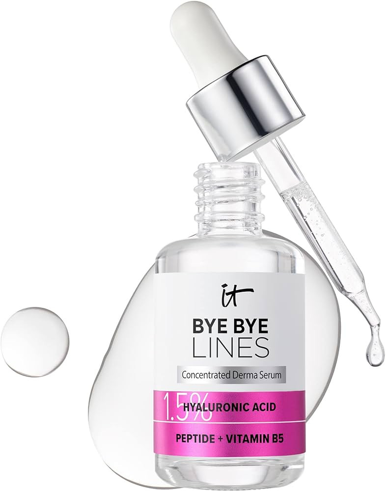 IT Cosmetics Hyaluronic Acid Serum Visibly Plumps Skin & Smooths Lines In 2 Weeks - With Peptide ... | Amazon (US)