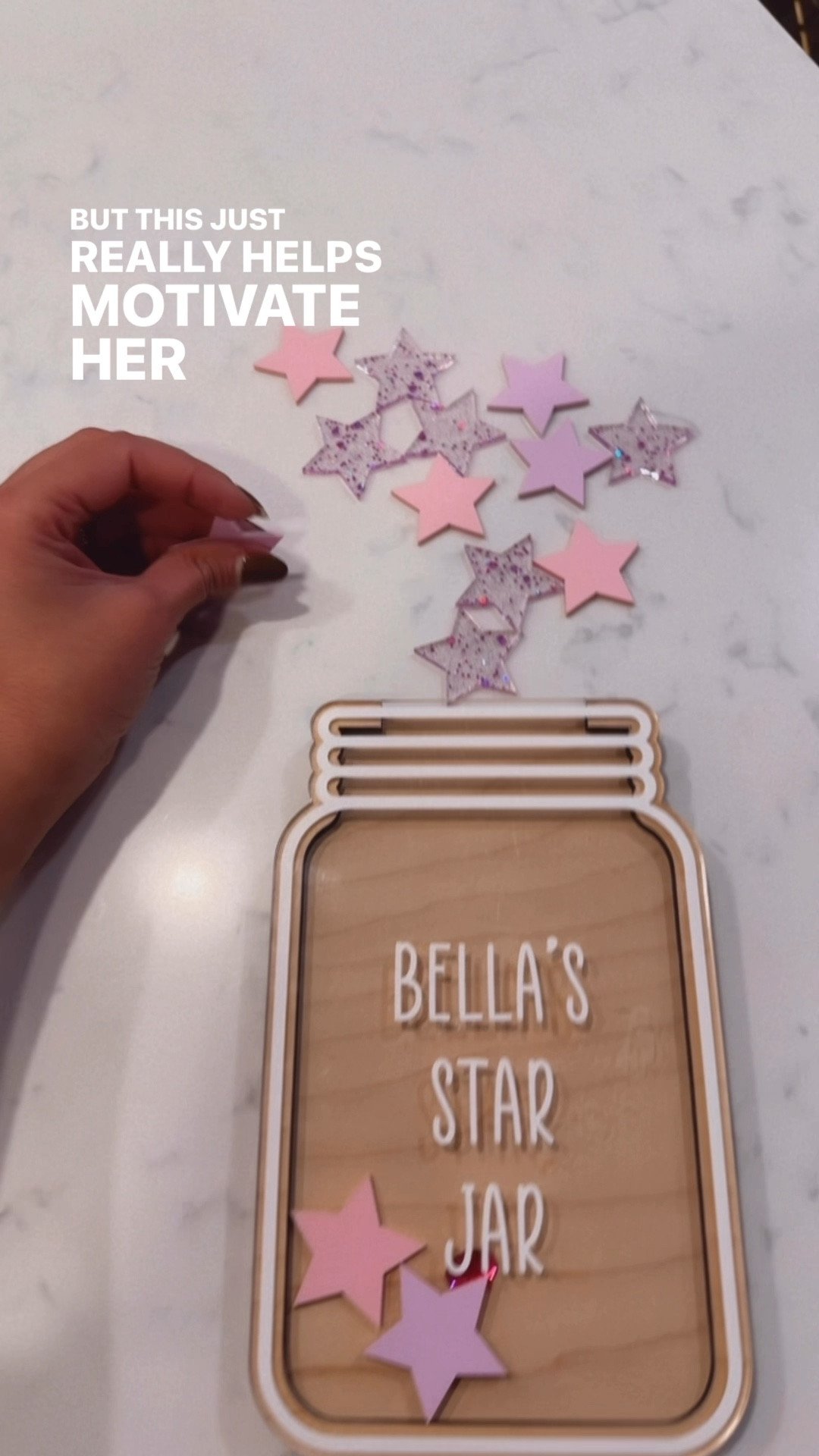 Toddler reward jar ⭐️🫙
Not sure if this is a gift for parents or toddlers but it’s so fun and definitely helps my toddler be motivated to help around the house making her bed, cleaning up her toys etc! When she fills it up I told her we could do something fun…go out for ice cream, go to a zoo, go to trampoline park etc. 

I got classic 8 inch jar with classic stars option 11 for the color 🩷💜✨



Toddler gift idea, reward system toddler, star jar, reward jar, toddler gifts, holiday gift for toddler, etsy find, small shop, 

#LTKHoliday #LTKKids #LTKGiftGuide