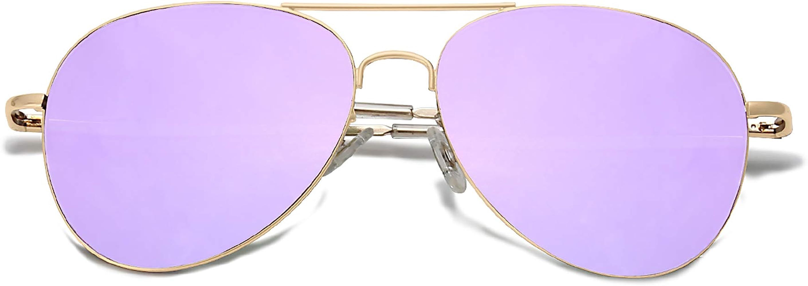 SOJOS Classic Aviator Sunglasses for Women Men Metal Spring Hinges SJ1030 | Amazon (US)