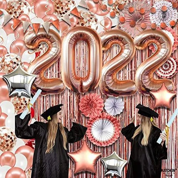 Huge Rose Gold Graduation Balloon Arch  150 Pieces Rose Gold | Etsy | Etsy (US)