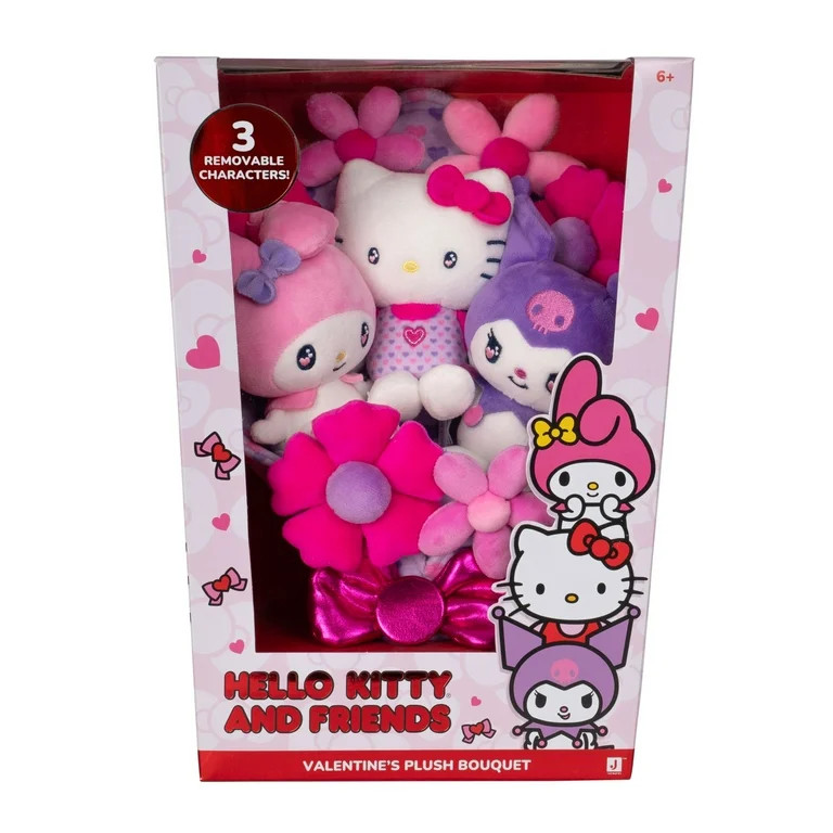 Hello Kitty® and Friends - 12 inch Plush Special Valentine’s Bouquet | Walmart (US)