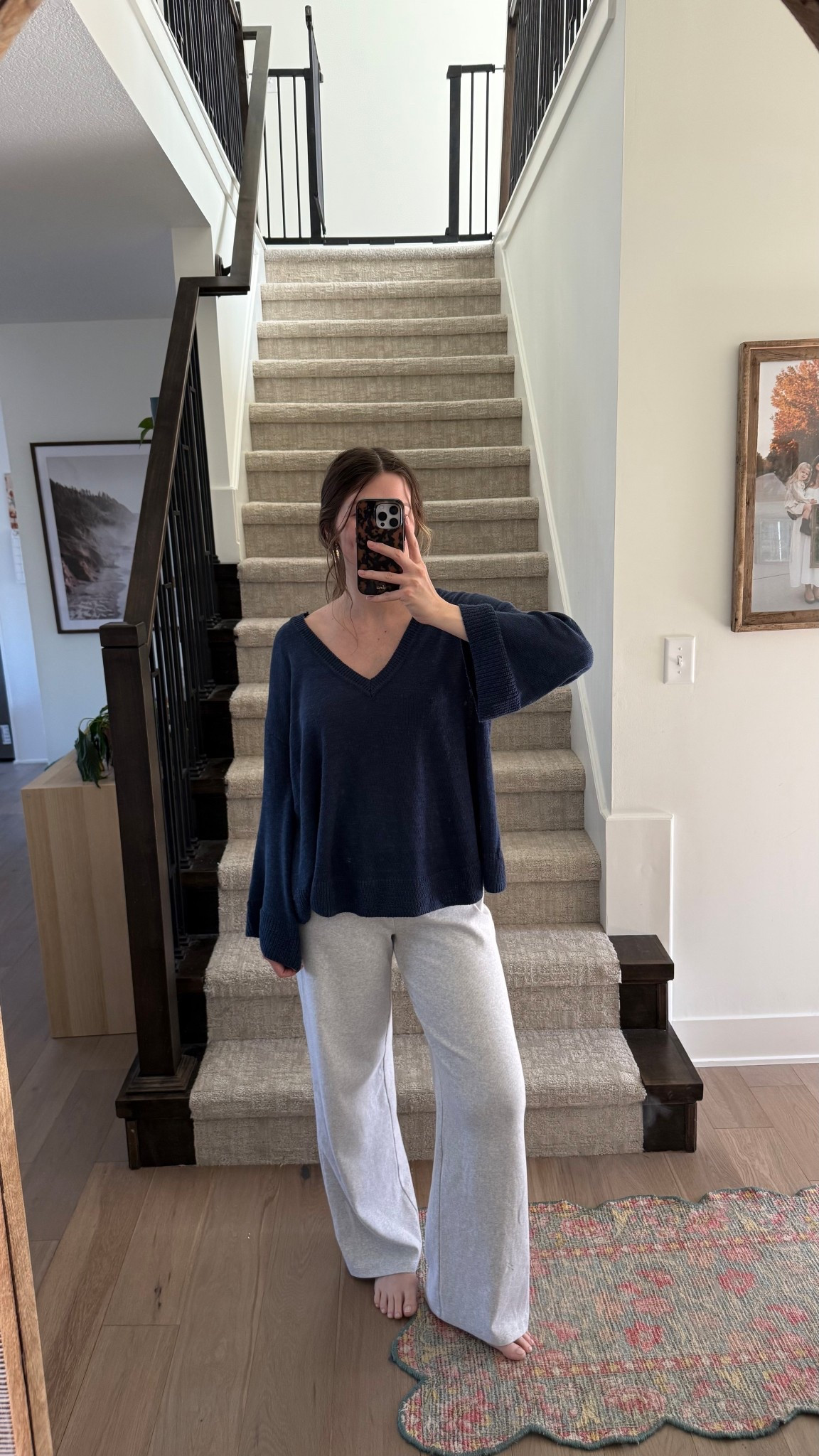 love how this top fits, so comfy and reversible! wearing an xs in top (sized down) and a medium in pants (sized up) postpartum! 

Casual outfit, mom style

#LTKootd