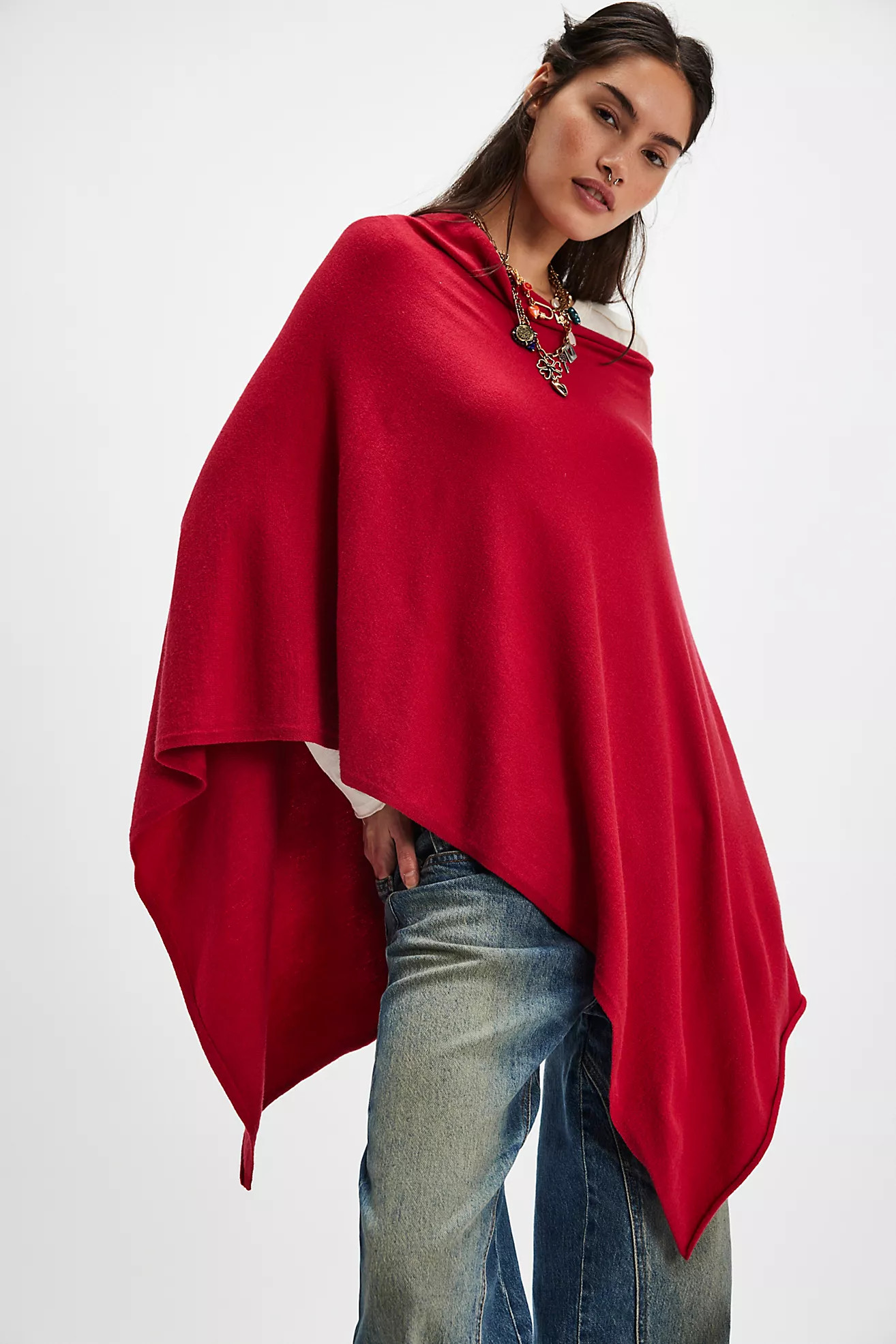 Simply Triangle Poncho | Free People (Global - UK&FR Excluded)