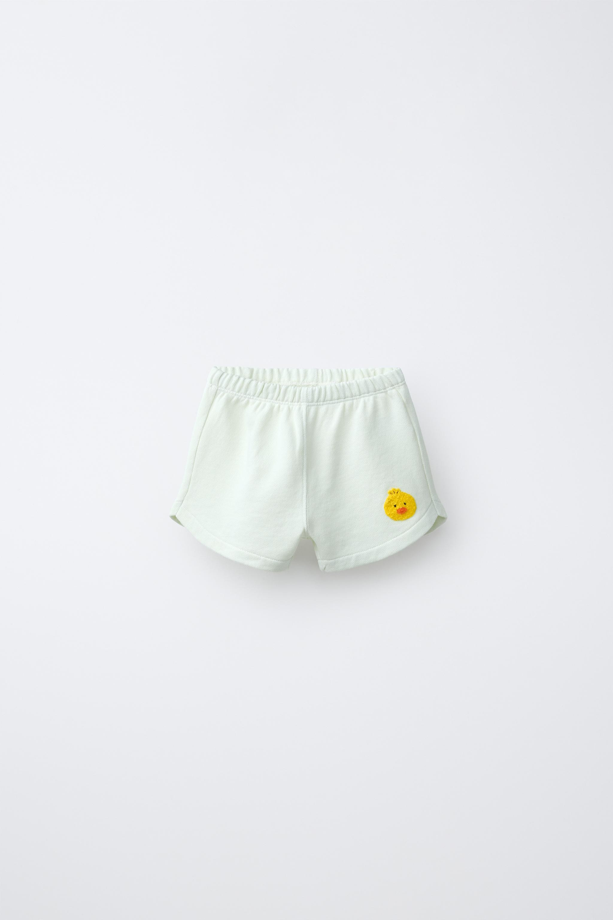 TERRY SHORTS WITH CHICK APPLIQUÉ | Zara US