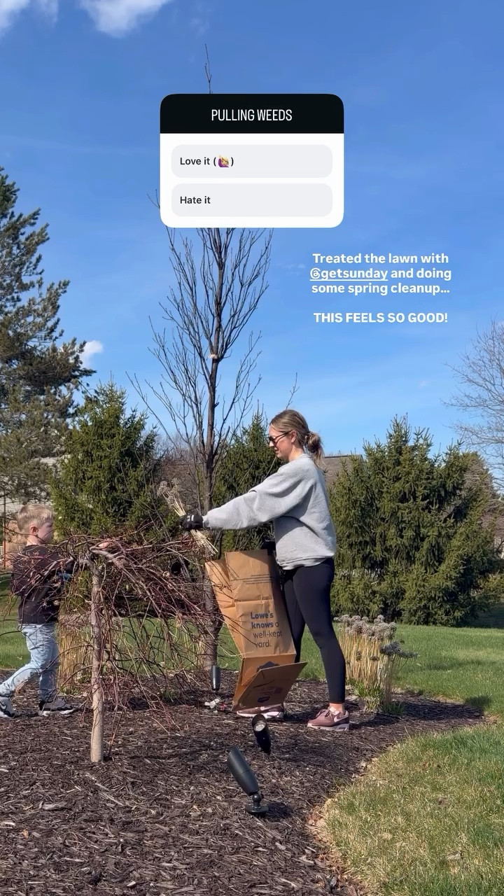 Treated the lawn with @getsunday and doing some spring cleanup… 

THIS FEELS SO GOOD!
