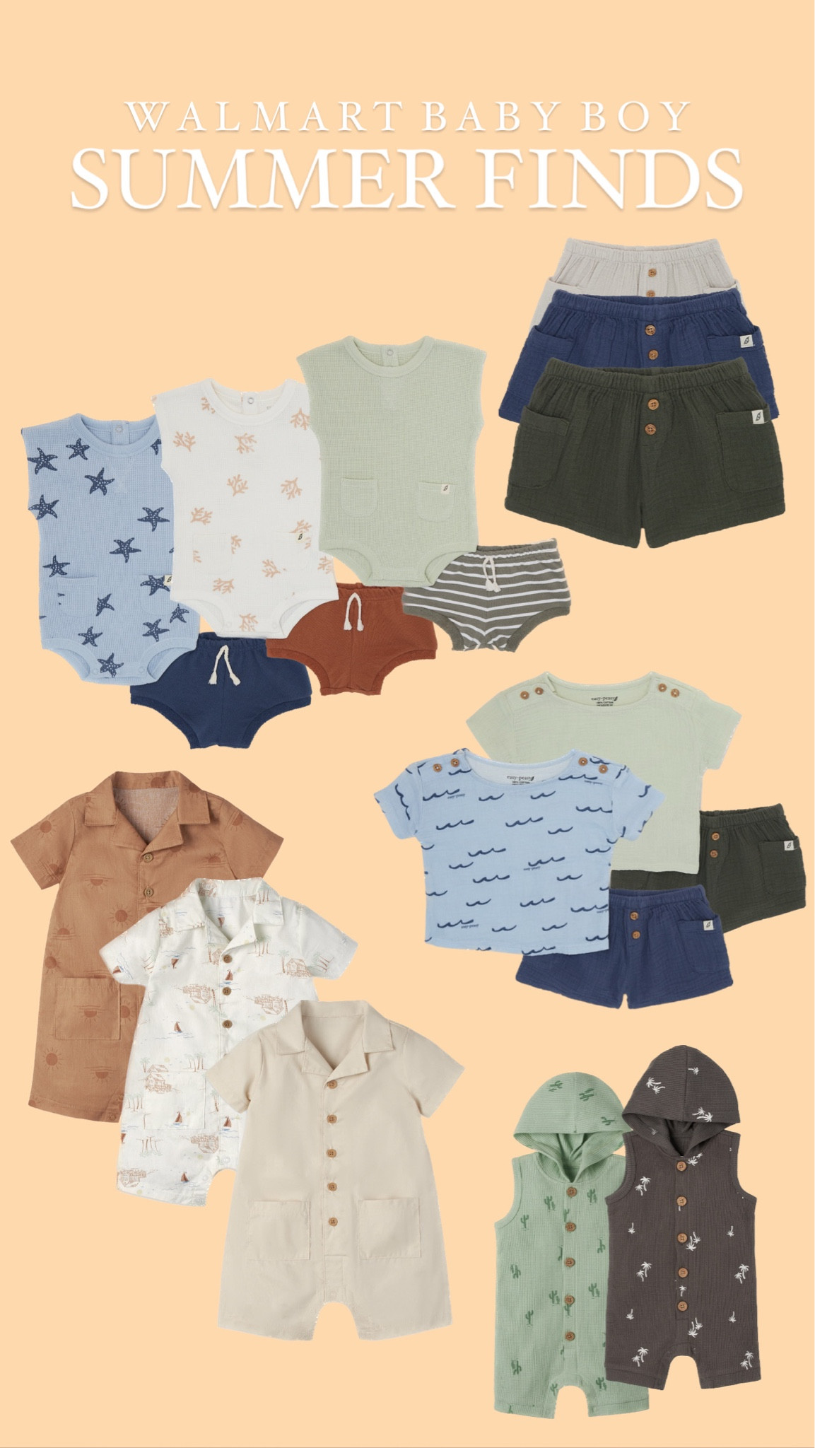 Walmart baby boy summer finds! #baby #babyboy #walmart #babyboyfashion

#LTKSeasonal #LTKbaby #LTKFind