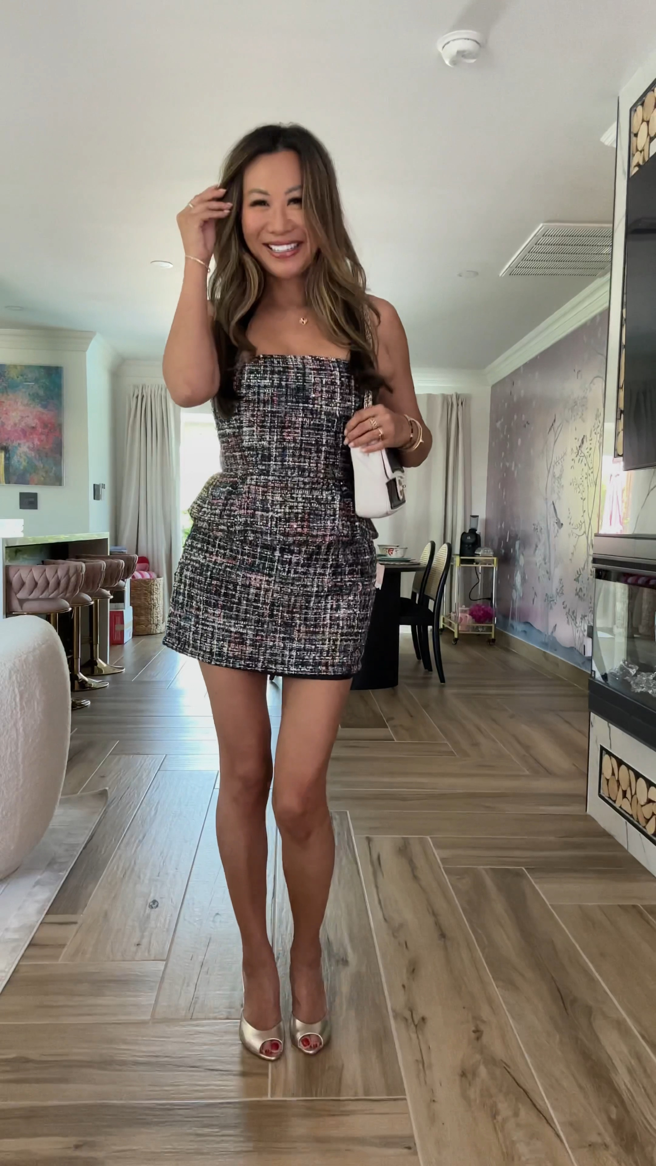 Tweed skirt set, revolve tweed outfit, summer style, summer outfit, quiet luxury, Chanel like outfit, wearing a small 

#LTKStyleTip #LTKSummerSales #LTKFindsUnder100