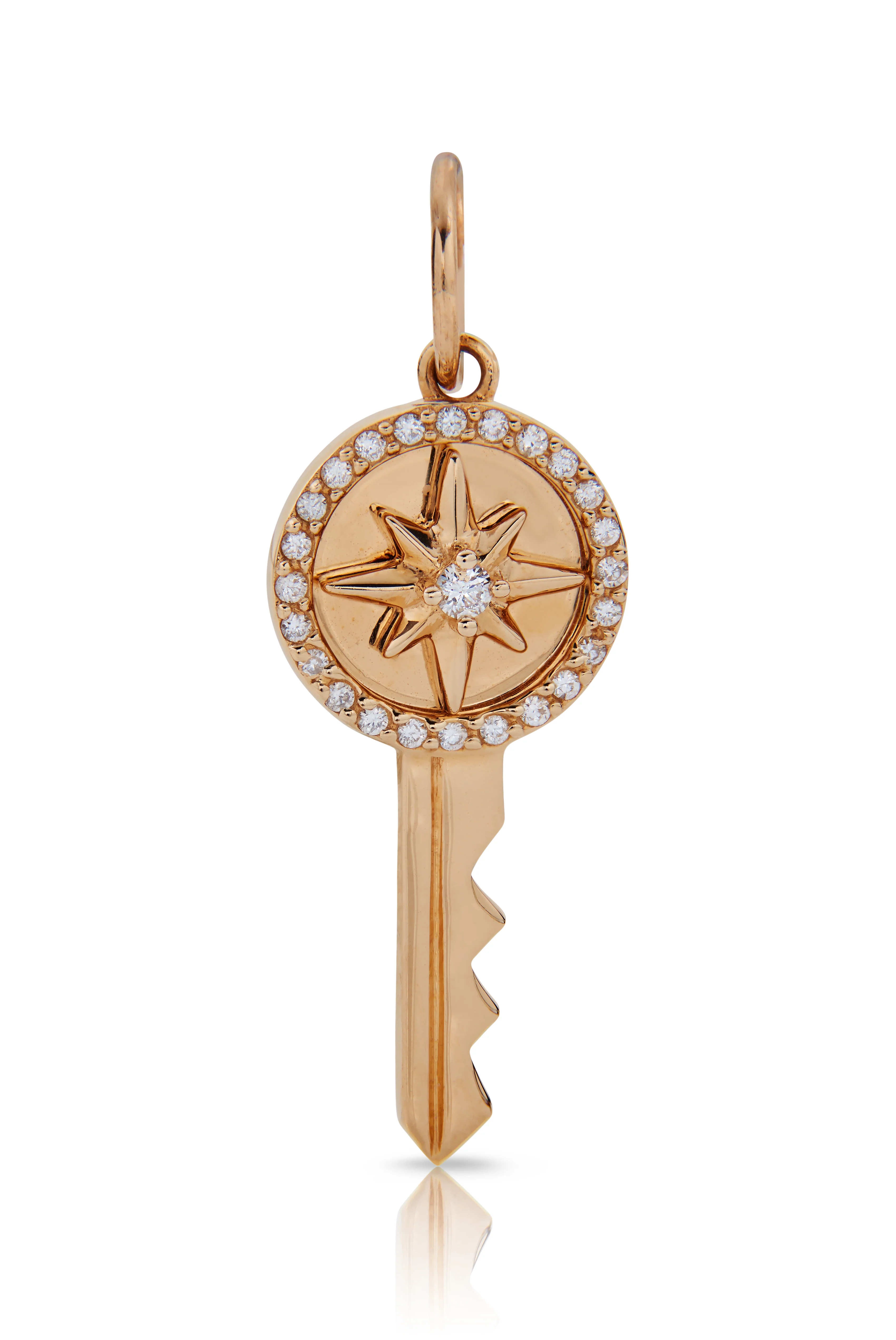 14KY Star Key Charm | Susan Saffron Jewelry