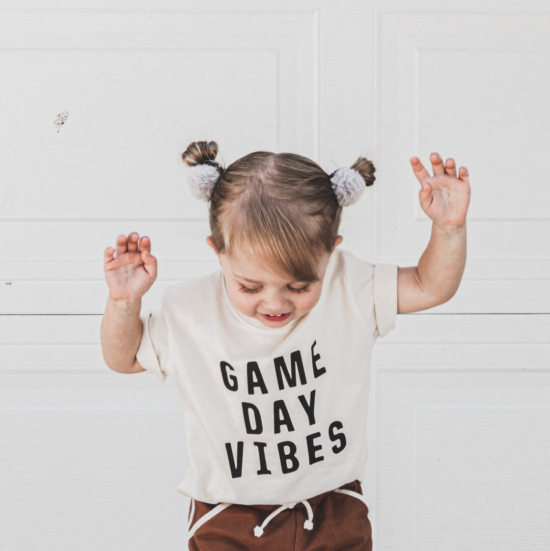 Game Day Vibes Toddler  Kids Tee  Football Season Shirt  - Etsy | Etsy (US)