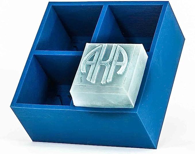 Siligrams Monogrammed Bartender Ice Cube Tray - Personalized Custom 2 inch Cocktail Ice Cube Tray... | Amazon (US)