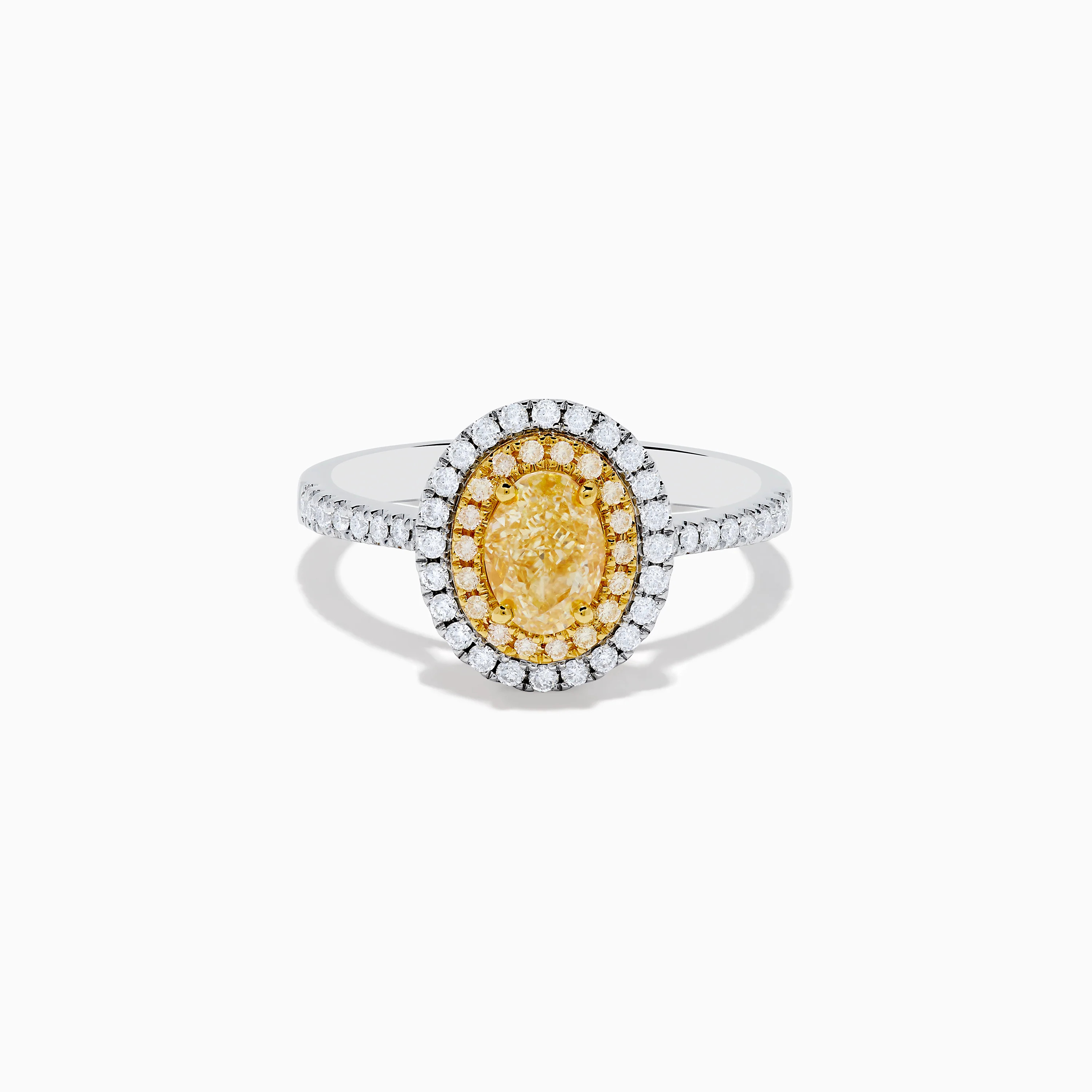 Canare 18K Two Tone Gold White & Yellow Diamond Ring | Effy Jewelry