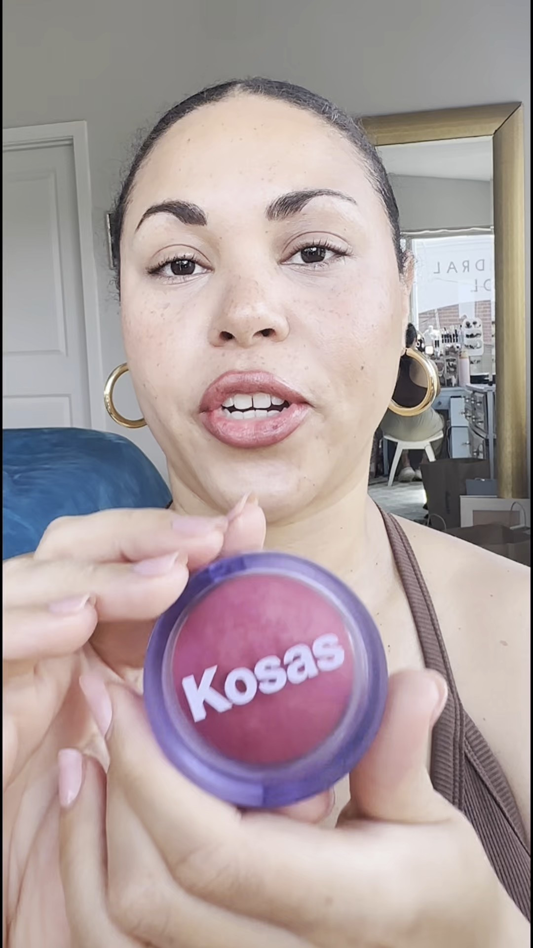 Trying out the new Kosas blush in the shade Heartbeat as a light-medium, neutral skin tone girlie!❤️☀️

#LTKBeauty #LTKSummerEdit