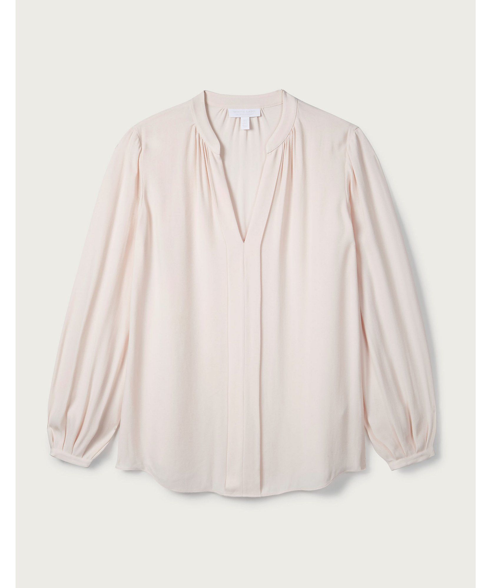 Balloon-Sleeve Georgette Blouse
    
            
    
    
    
    
    
            
         ... | The White Company (UK)