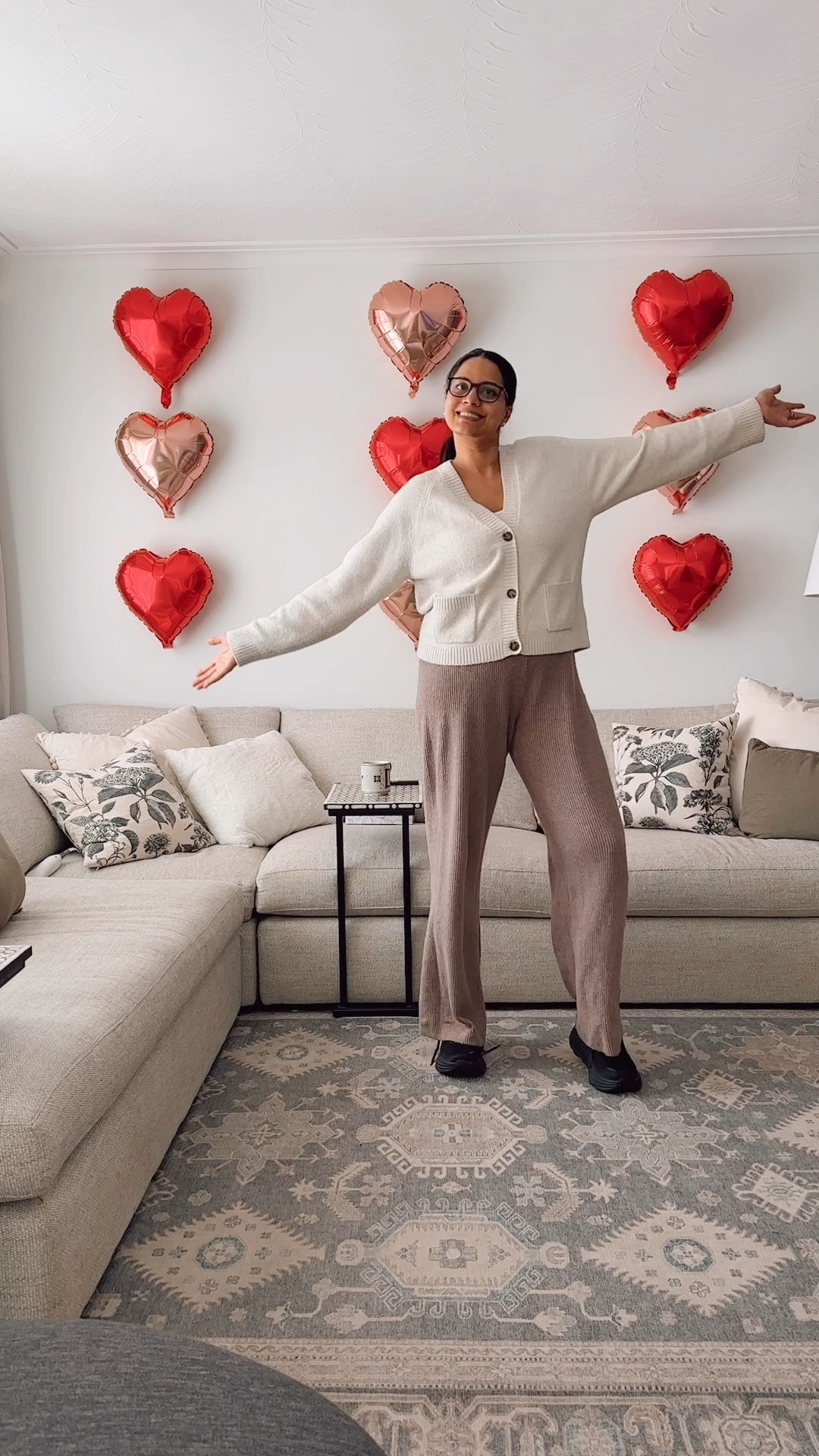 Easy and affordable valentines decor under $20. Heart balloons in red and rose gold are so cute and make the perfect backdrop for all your photos with your lover, the kids, dog and babies. 

#LTKdatenight #LTKcasa #LTKfamily