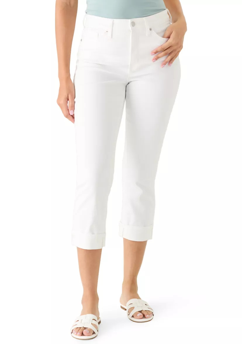 Women's Ruffle Hem Cropped Jeans | Belk