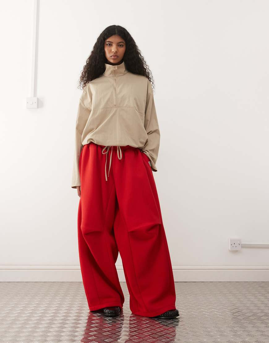 COLLUSION XL Baggy Jogger in red | ASOS (Global)