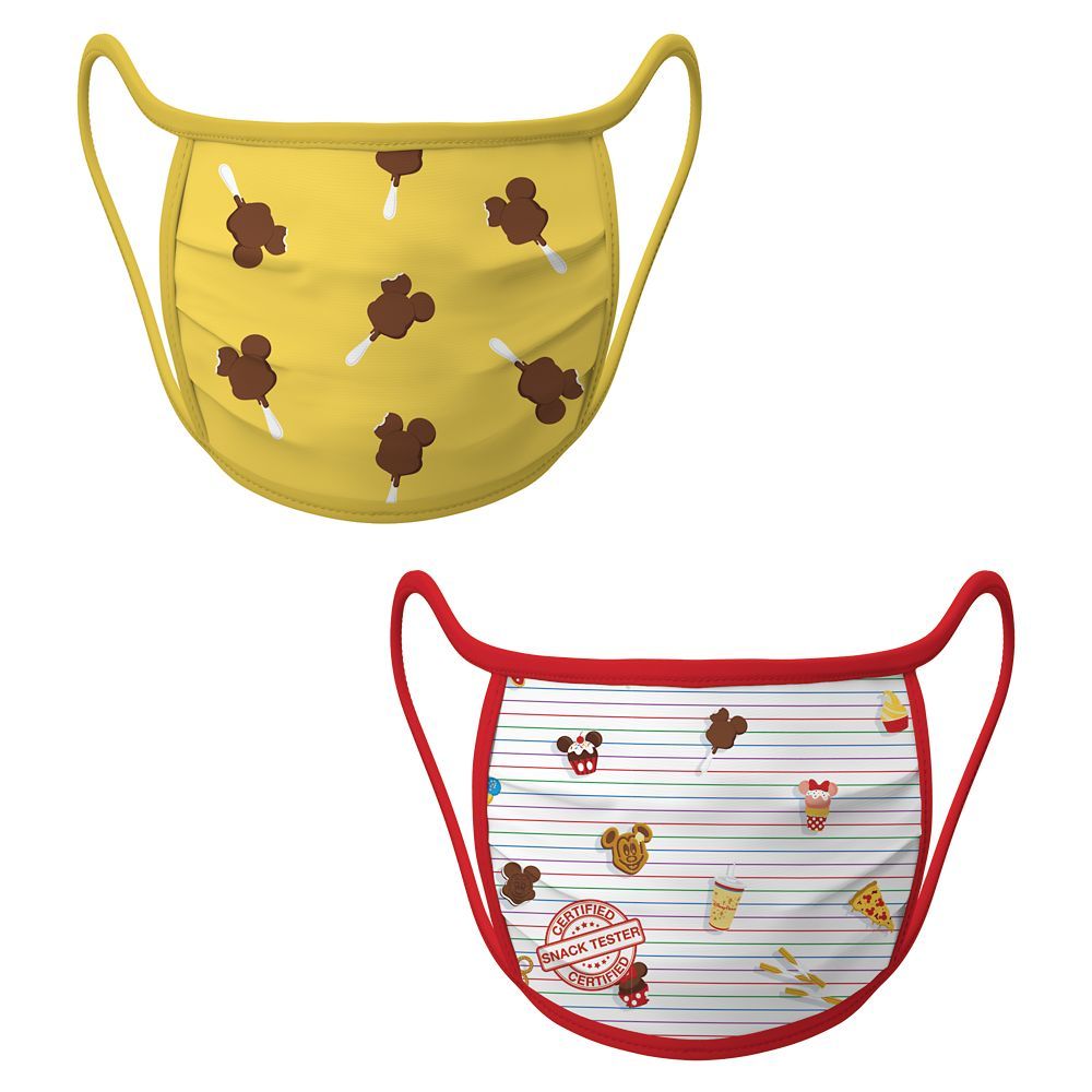 Cloth Face Masks 2-Pack – Mickey and Minnie Mouse Food Icons | Disney Store
