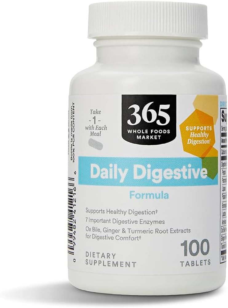 365 by Whole Foods Market, Digestive Daily Formula, 100 Tablets | Amazon (US)