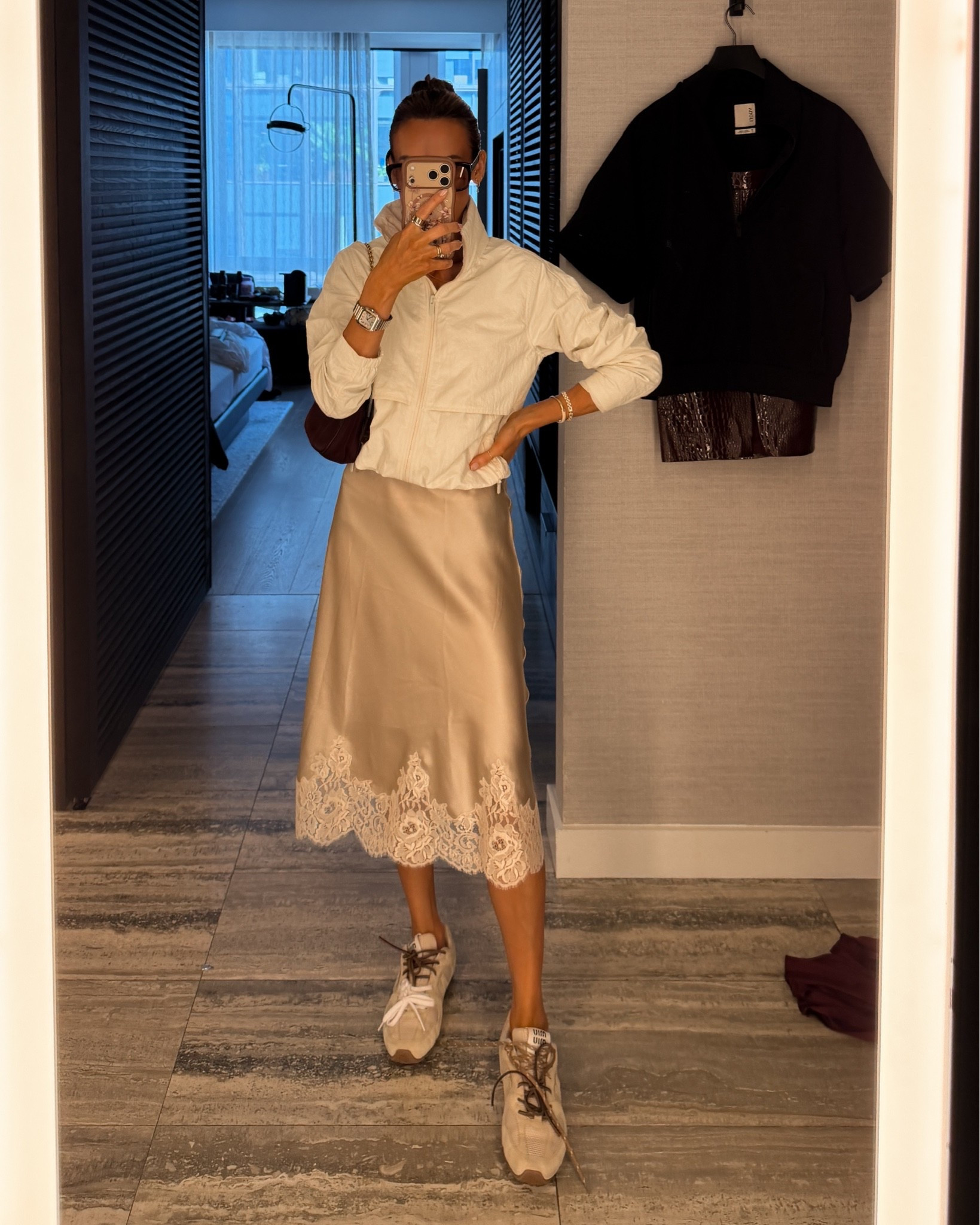 Pairing the little rain jacket with the lasce skirt and sneakers for a more casual feel! All size xs

#LTKootd #LTKgrwm #LTKSeasonal