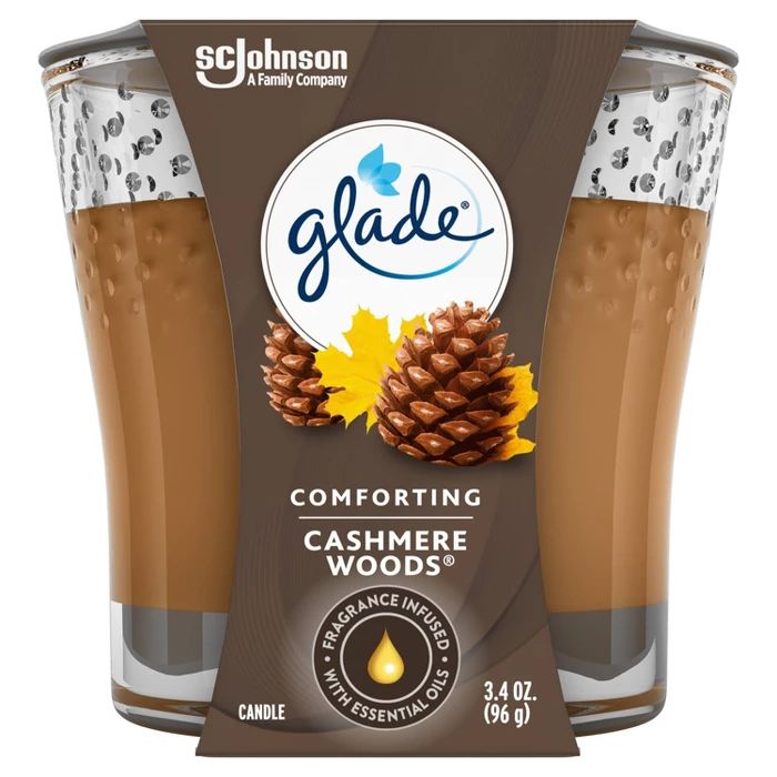 Glade Cashmere Woods Candle - 3.4oz | Target