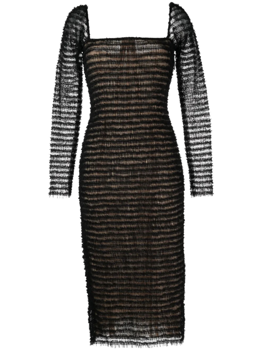Jason Wu Collection Шелковое Платье Миди Со Сборками - Farfetch | Farfetch Global