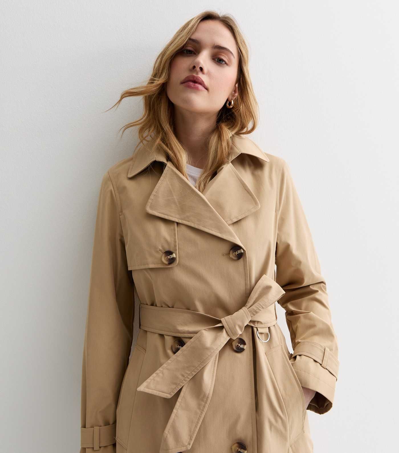 Stone Formal Belted Trench Coat
						
						Add to Saved Items
						Remove from Saved Items | New Look (UK)