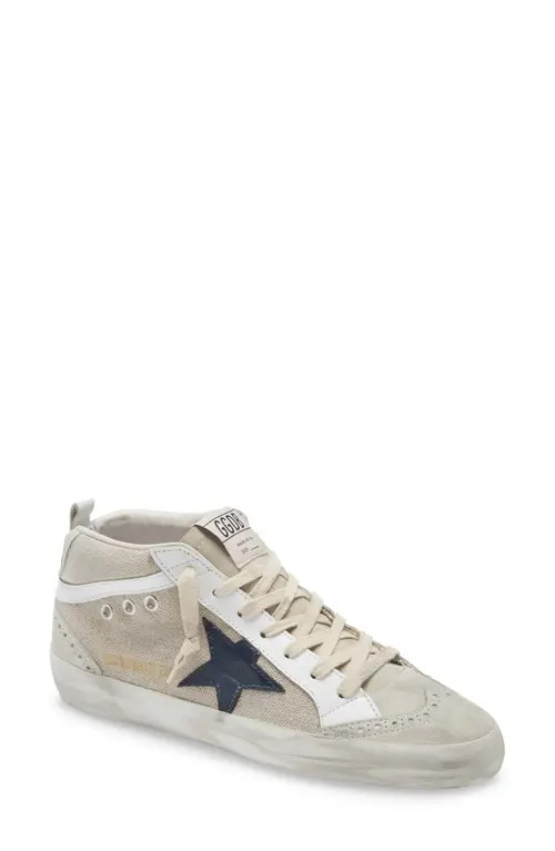 Golden Goose Midstar Sneaker in Natural Recycled Canvas at Nordstrom, Size 11Us | Nordstrom