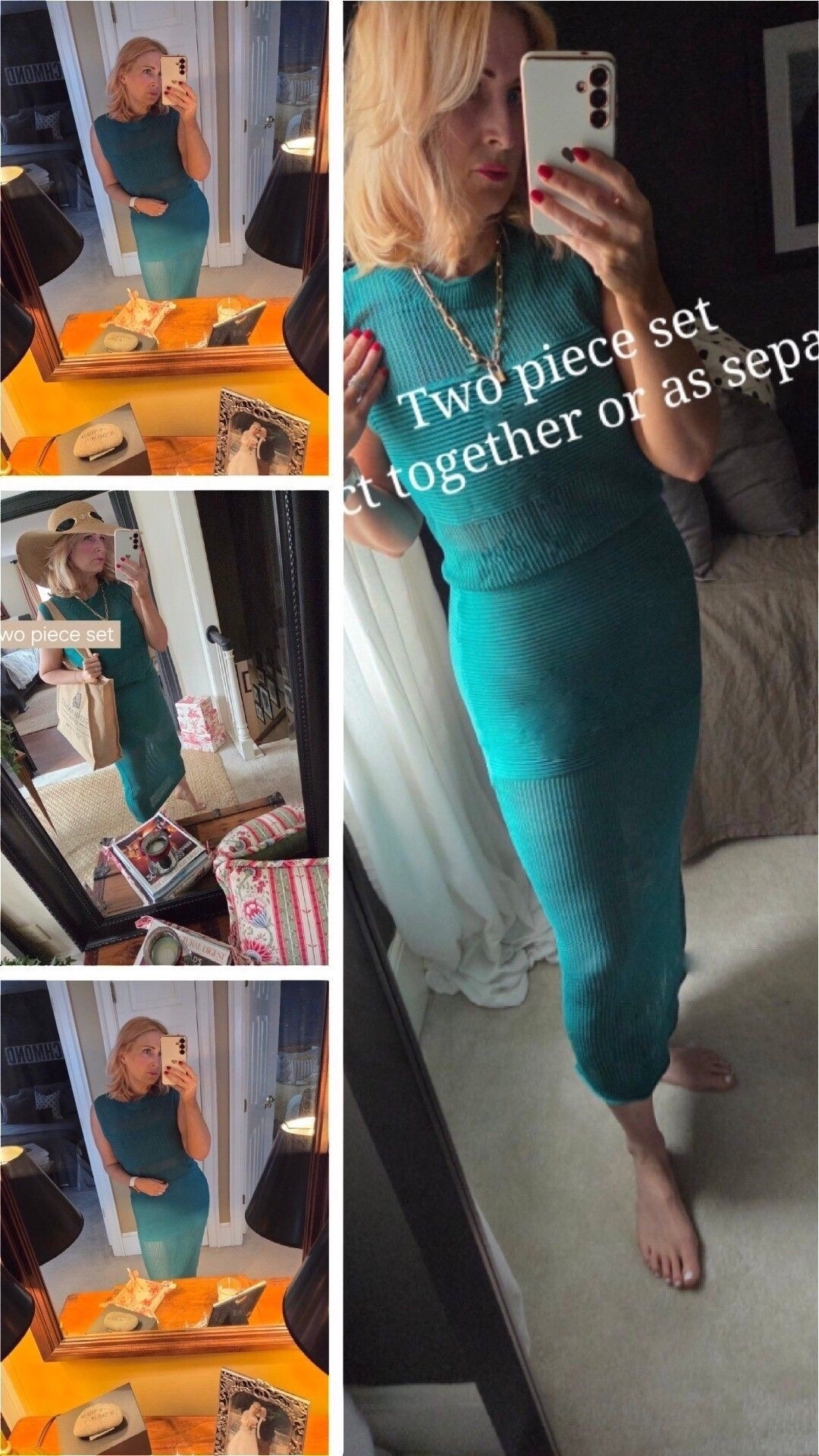 As a set or as separates 
Either way it’s versatile especially for summer layeringg

#LTKgrwm #LTKOver40 #LTKootd