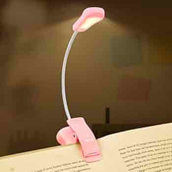 Vekkia Rechargeable-Book-Light-for-Reading-in-Bed, 3000K Warm 6 LED 3 Brightness Lamp | Amazon (US)