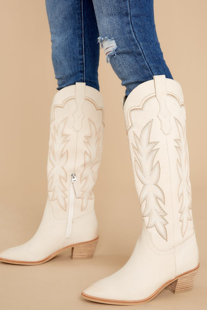 Shiren Sand Nubuck Boots | Red Dress 