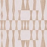 Tempaper Beige Textured Faux Grasscloth Geo Removable Peel and Stick Wallpaper, 20.5 in X 16.5 ft, M | Amazon (US)
