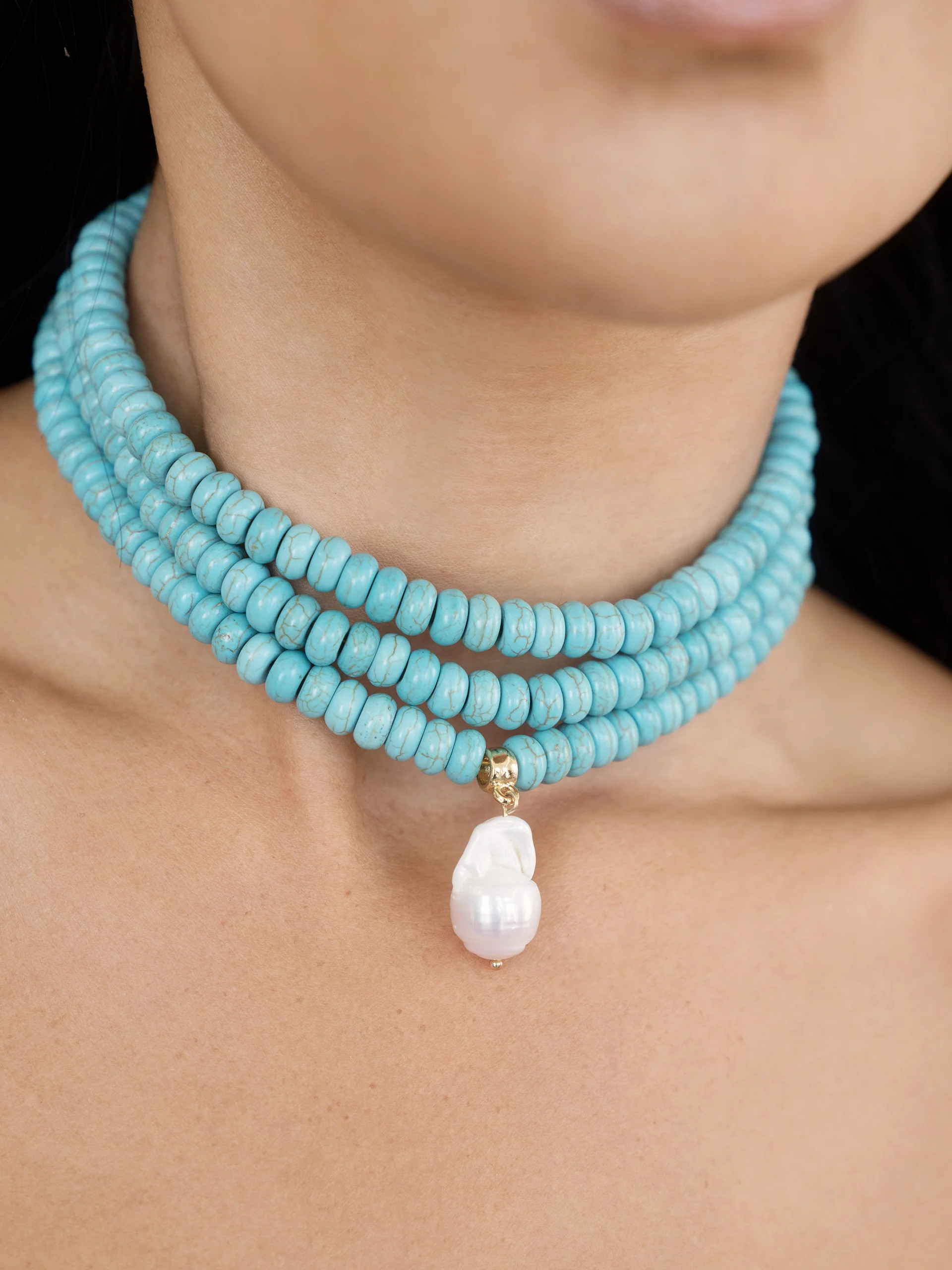 Marina Layers Turquoise Necklace | Ettika