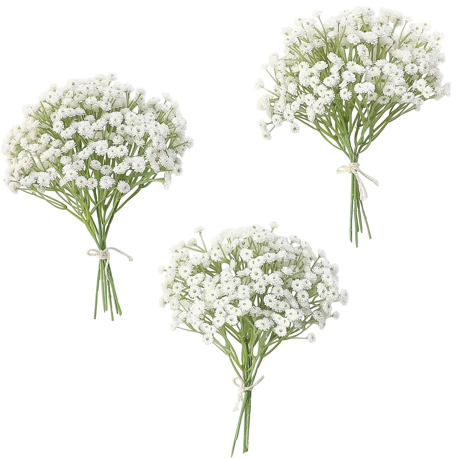 Floroom 18 aerosoles artificiales de gypsophila para el aliento del bebé, flores falsas blancas ... | Amazon (US)