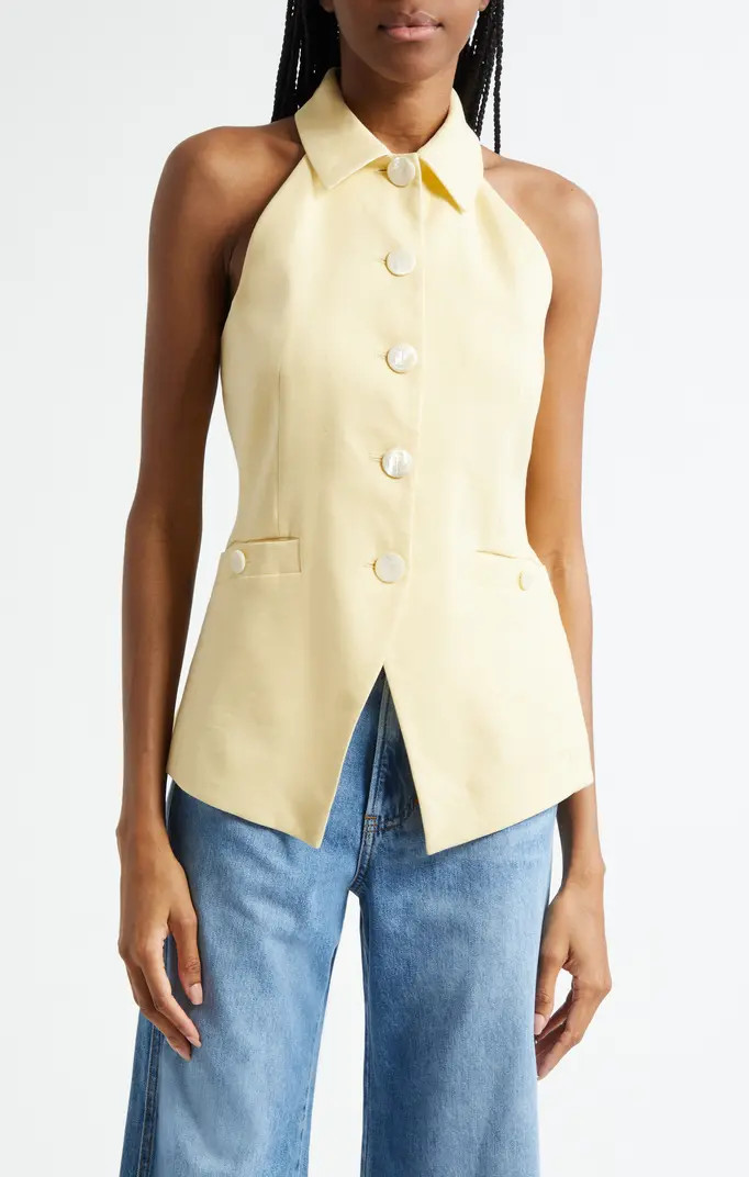 Veronica Beard Orlinda Linen Blend Vest | Nordstromrack | Nordstrom Rack