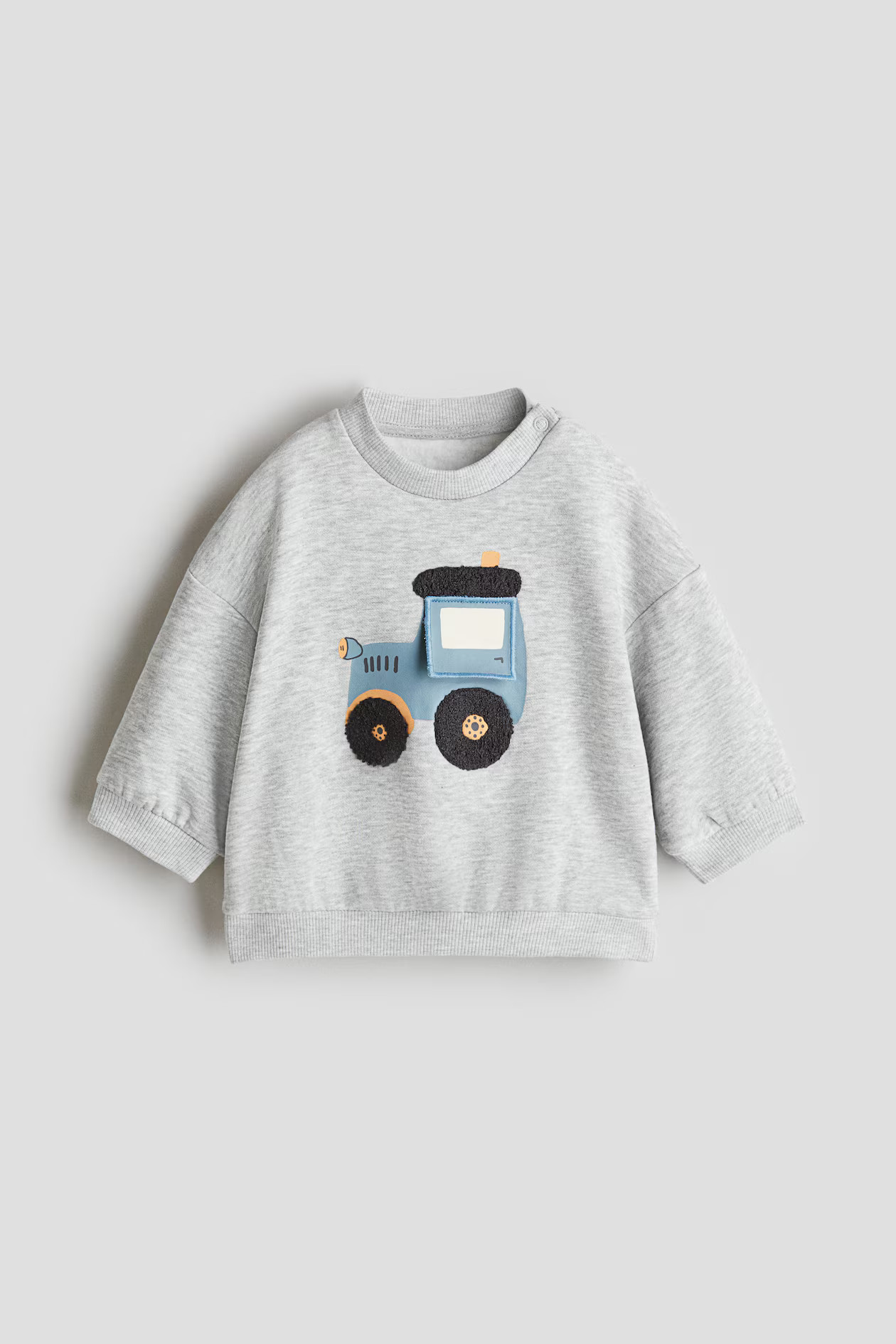 Motif-Detail Brushed-Inside Sweatshirt | H&M (US + CA)