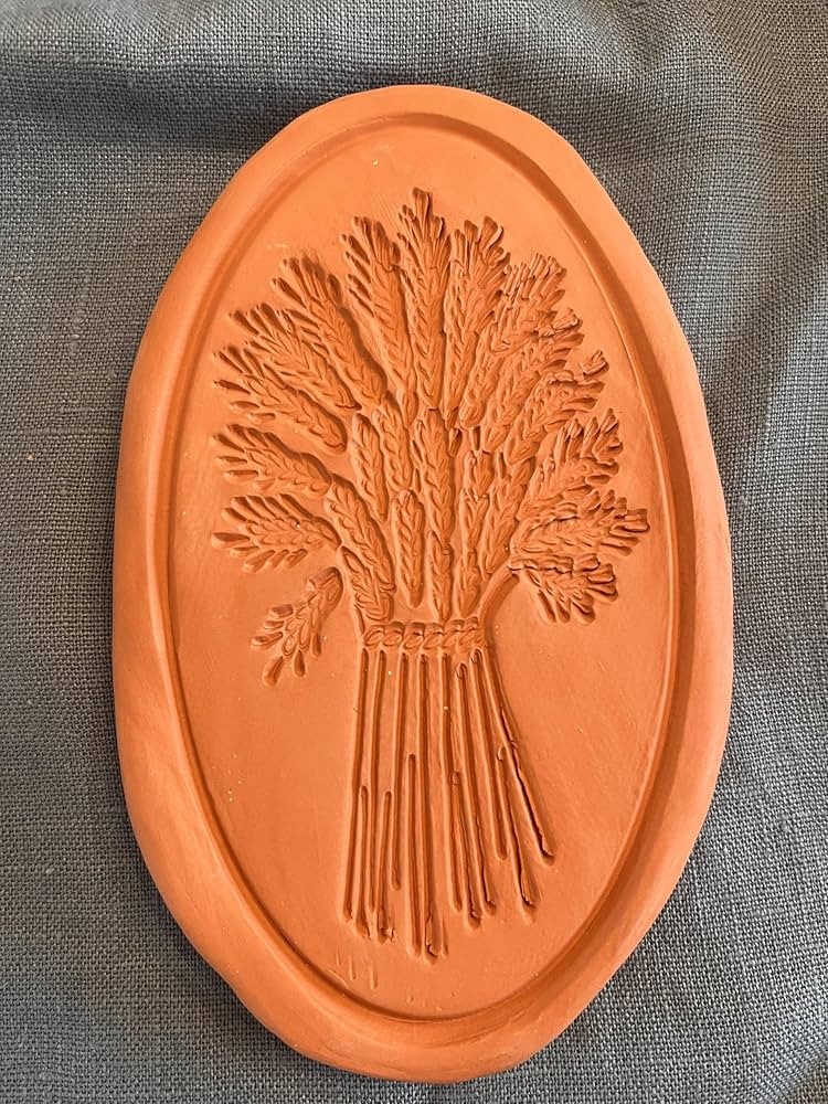 Bread Basket Warming Stone, Ceramic Hand Crafted with Linen Bread bag | Amazon (US)