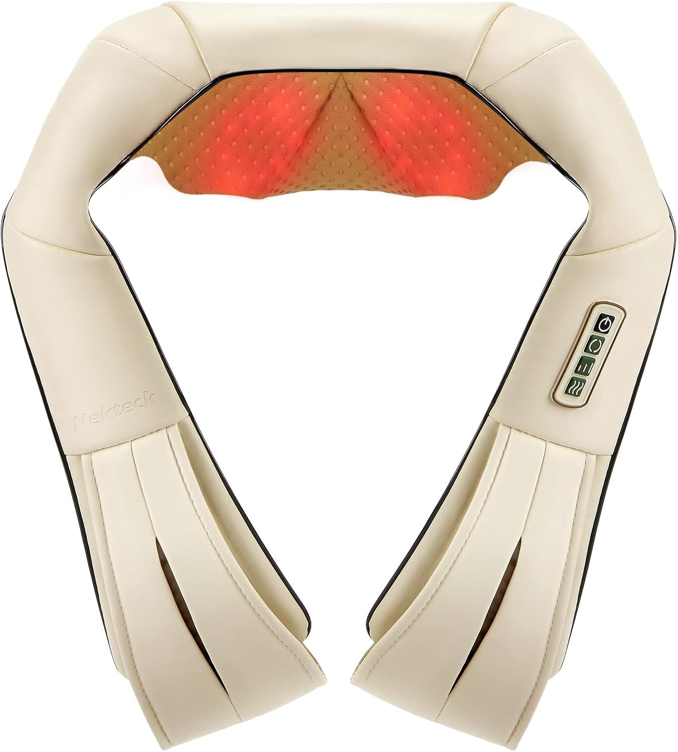 Nekteck Shiatsu Neck Massager with Heat for Pain Relief Deep Tissue, 2026 Upgraded 3D Back Should... | Amazon (US)