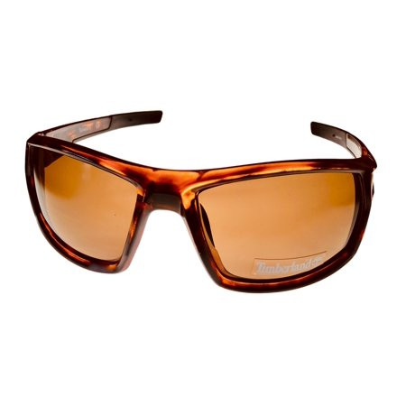 Timberland Mens Rectangle Dark Havana Plastic Sunglass Brown Lens TB7221 52E | Walmart (US)