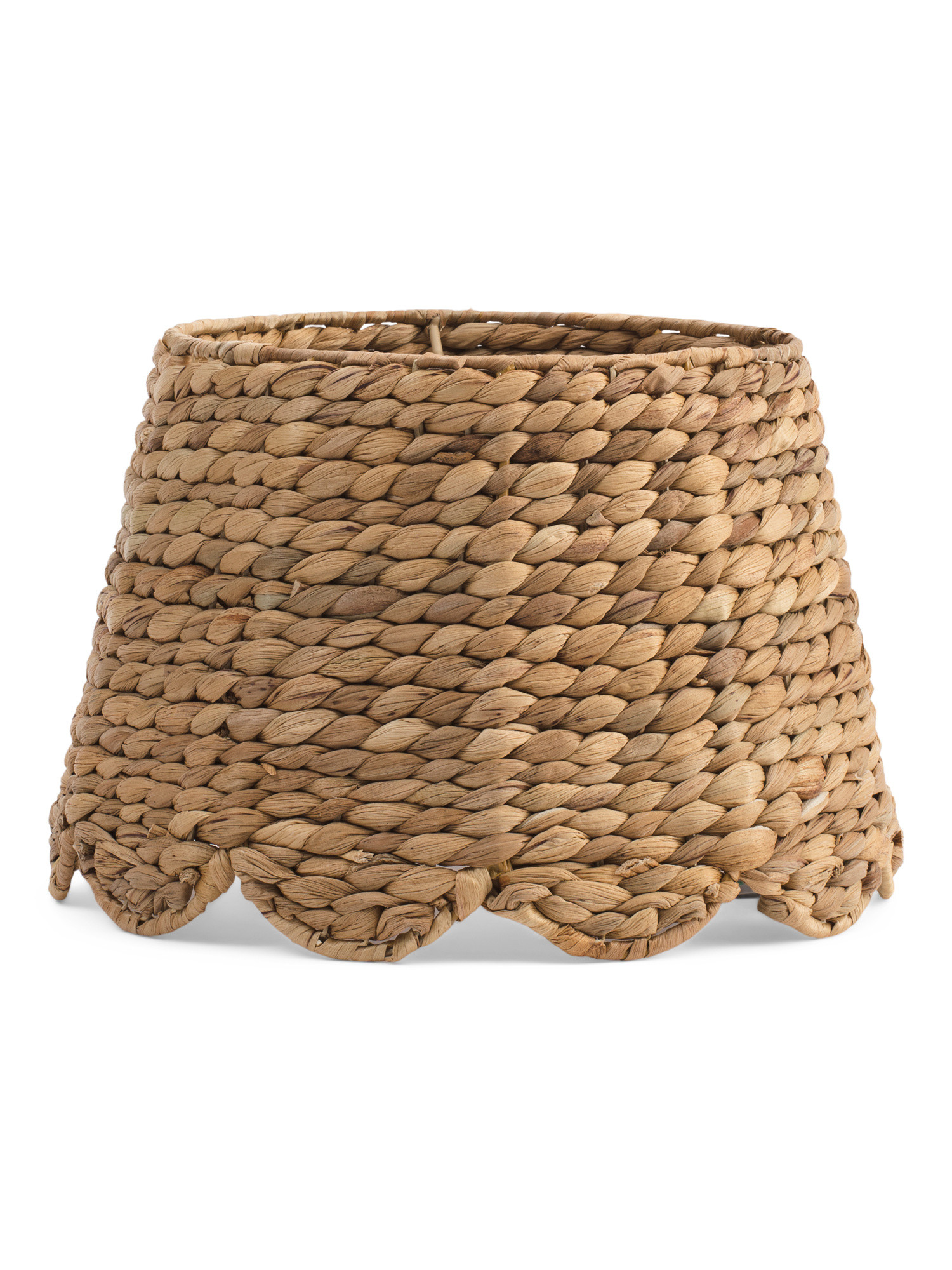 11.5in Scalloped Rattan Lamp Shade | TJ Maxx
