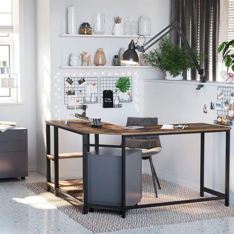 Enprise L-Shape Desk | Wayfair North America