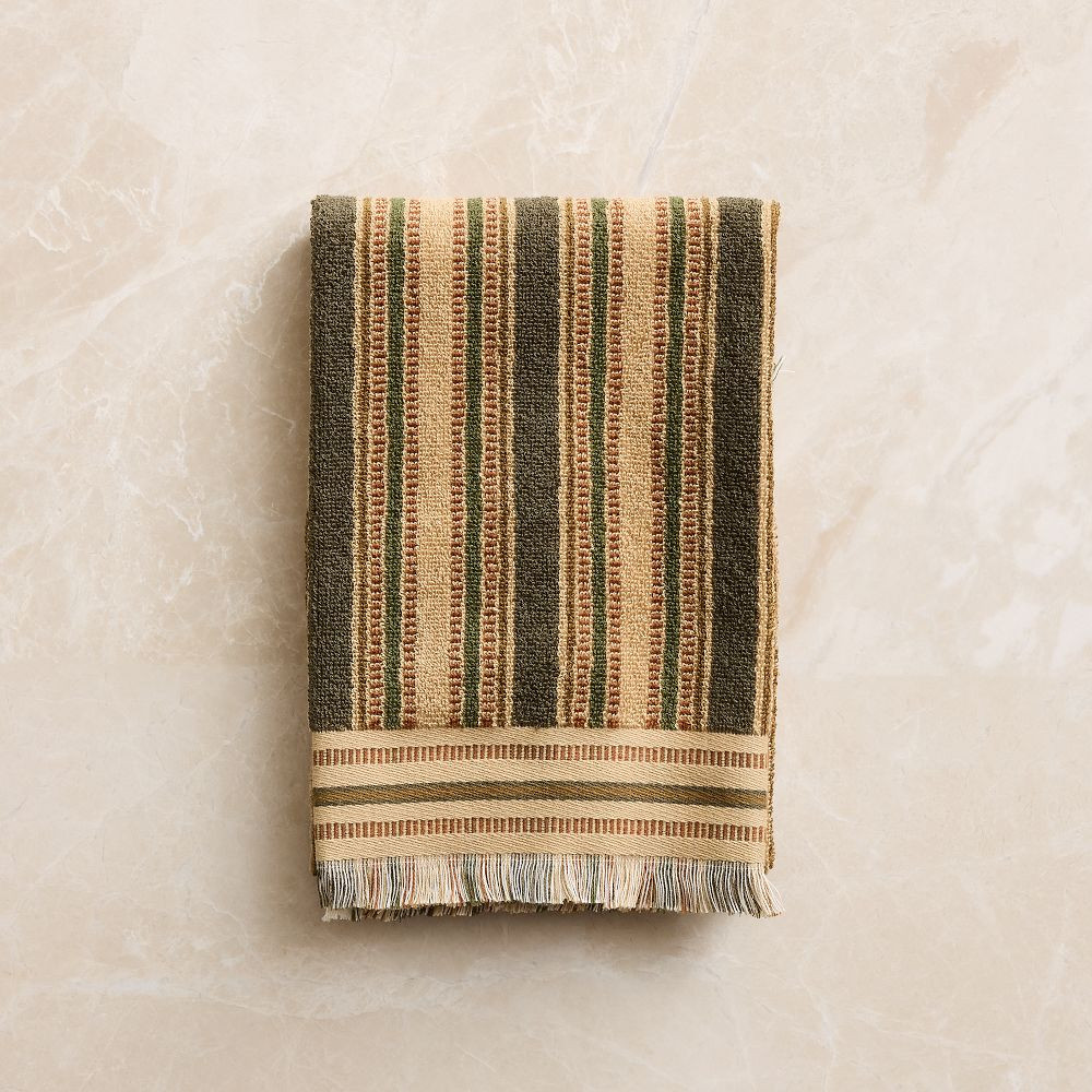 Pierce & Ward Bold Stripe Hand Towel | West Elm (US)