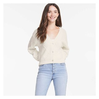 Curl Up Cable Cardi | Joe Fresh